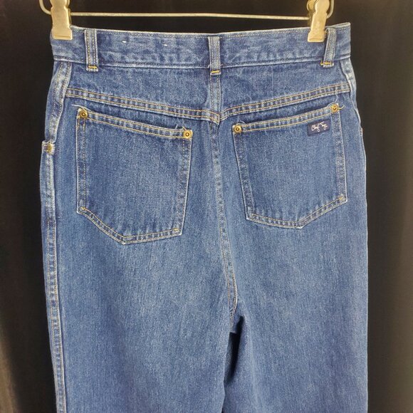 Vtg Charlies Angel Cheryl Tiegs Hi-Waist Mom Jeans sz 12 Tapered Leg Fit 27.5/29 - Picture 6 of 13